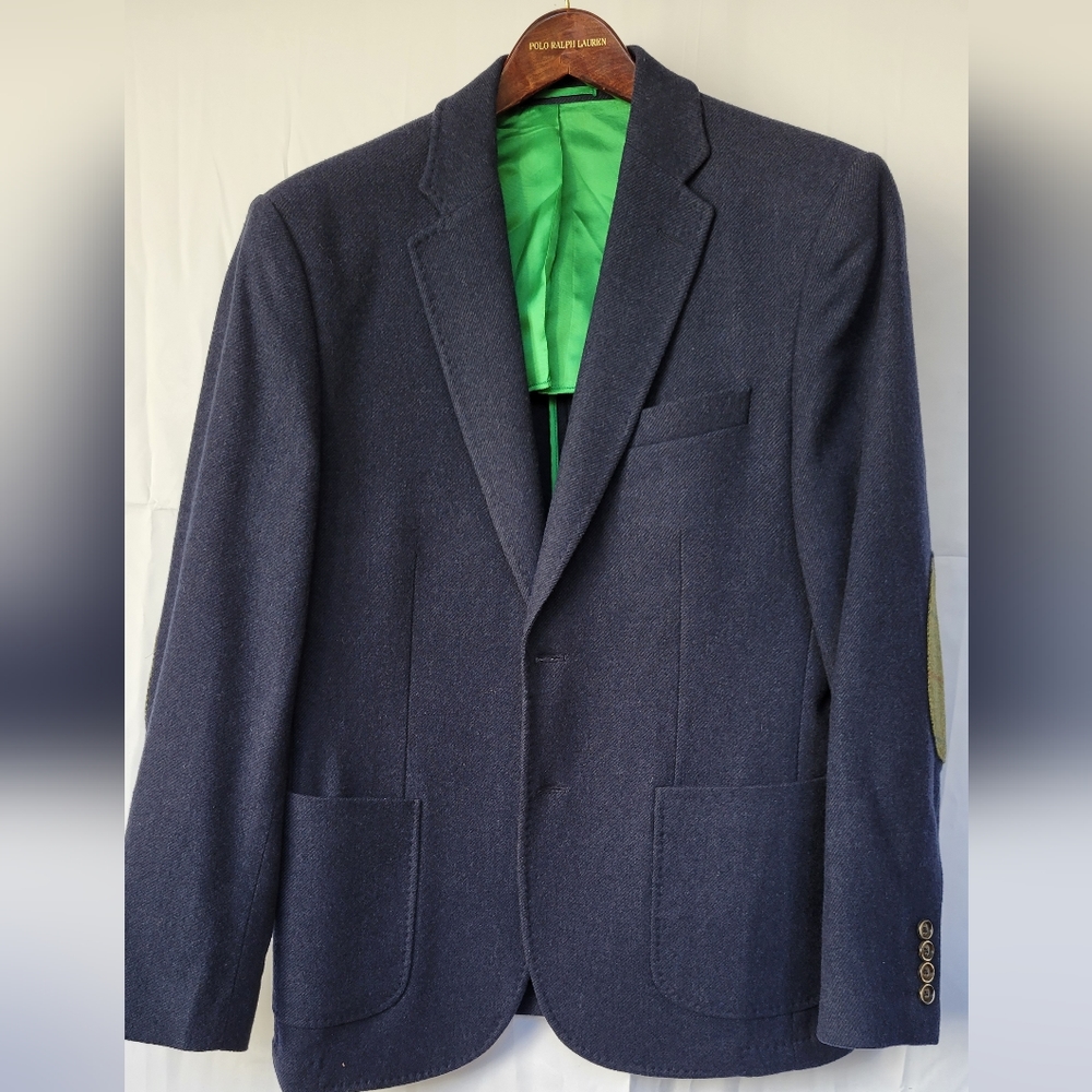 NWOT Toro Osbourne Men's Casual Blazer  Wool Blend, Slim Fit, Size 40 R (Eur 50)